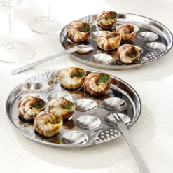 2 assiettes à escargots