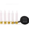 5 bougies LED extérieures