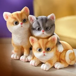 3 chatons détecteur mouvements