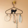2 cintres accessoires chat