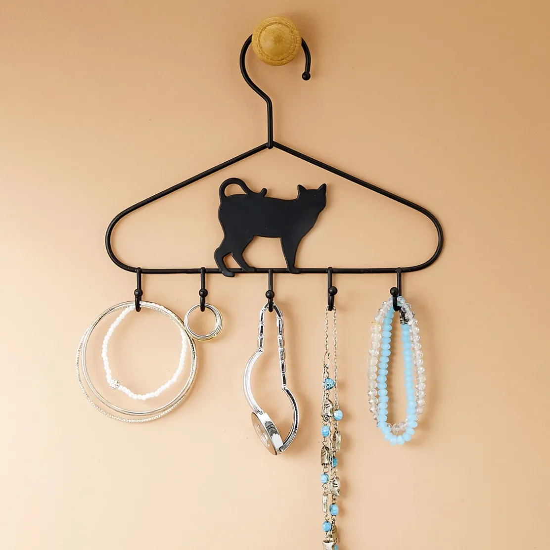 2 cintres accessoires chat