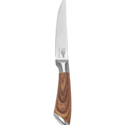 4 couteaux steak inox effet bois pradel