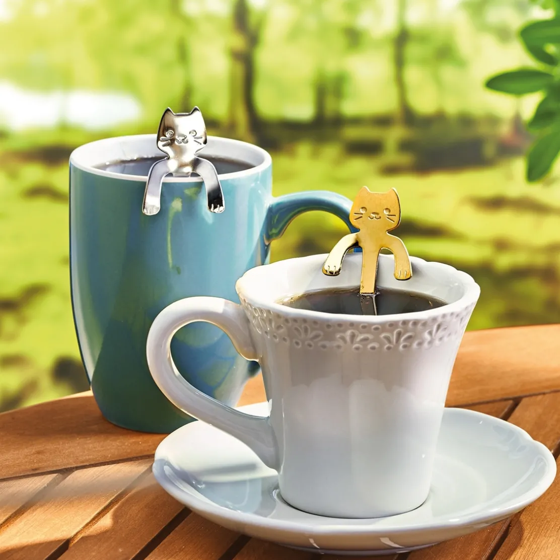 4 cuillères à café chat