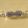 4 fermoirs à vis pour bijoux