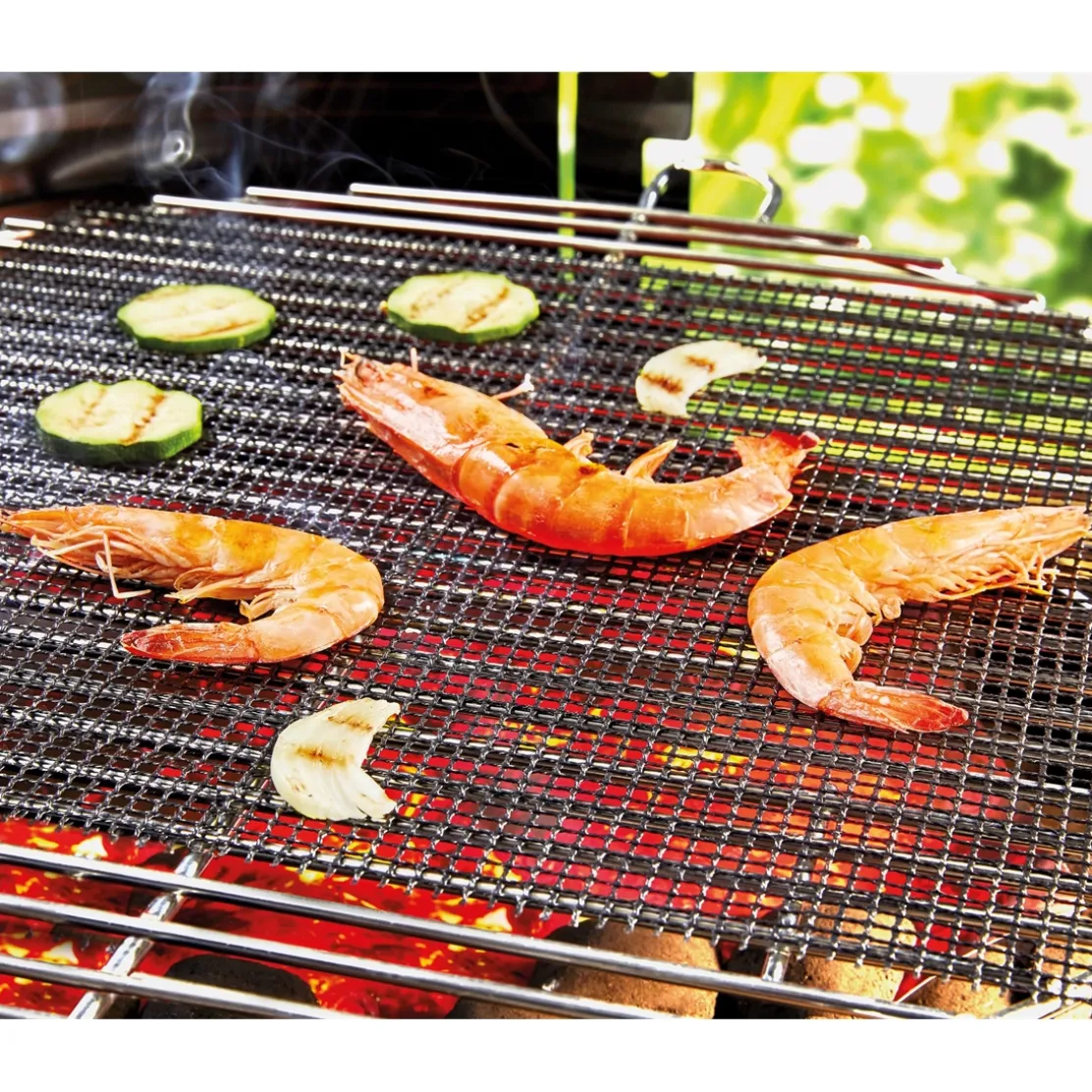 3 filets barbecue anti-adhérents