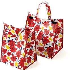 2 maxi sacs fleuris