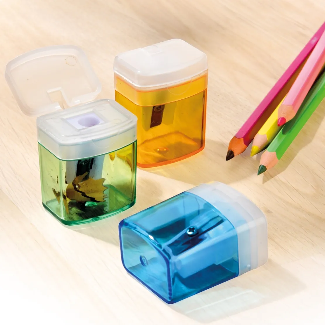 3 mini taille-crayons