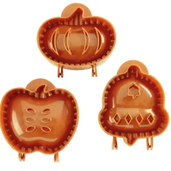 3 moules chaussons d'automne