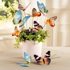 18 papillons phosphorescents