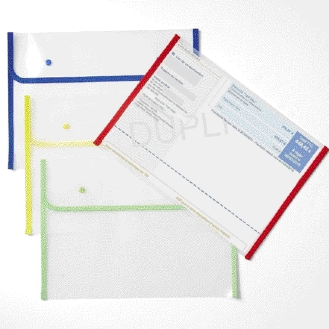 4 pochettes à documents