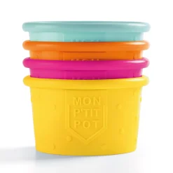 4 pots à glace silicone