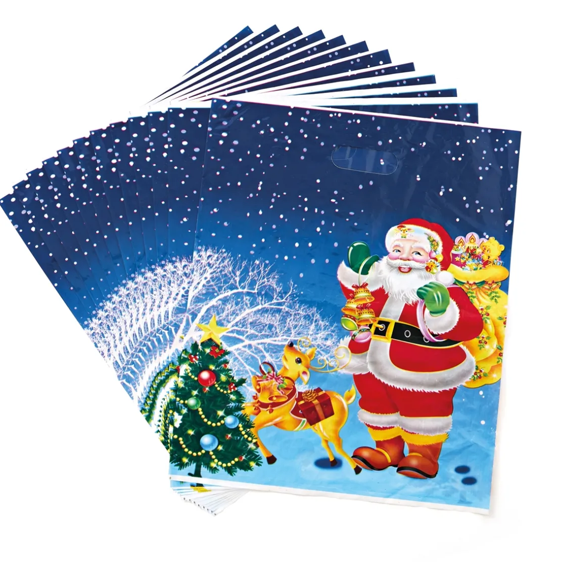 12 sachets cadeau de Noël