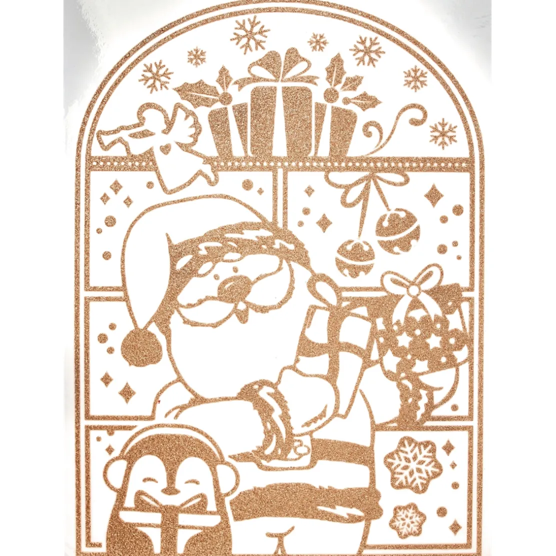 4 stickers dorés
