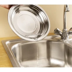 Assiette égouttoir inox