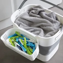 Bac à linge pliable