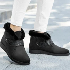 Bottines fourrées Pédilège Bella noir ou marron