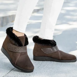 Bottines fourrées Pédilège Bella noir ou marron