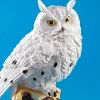 Branche 3 chouettes des neiges