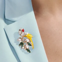 Broche perroquet
