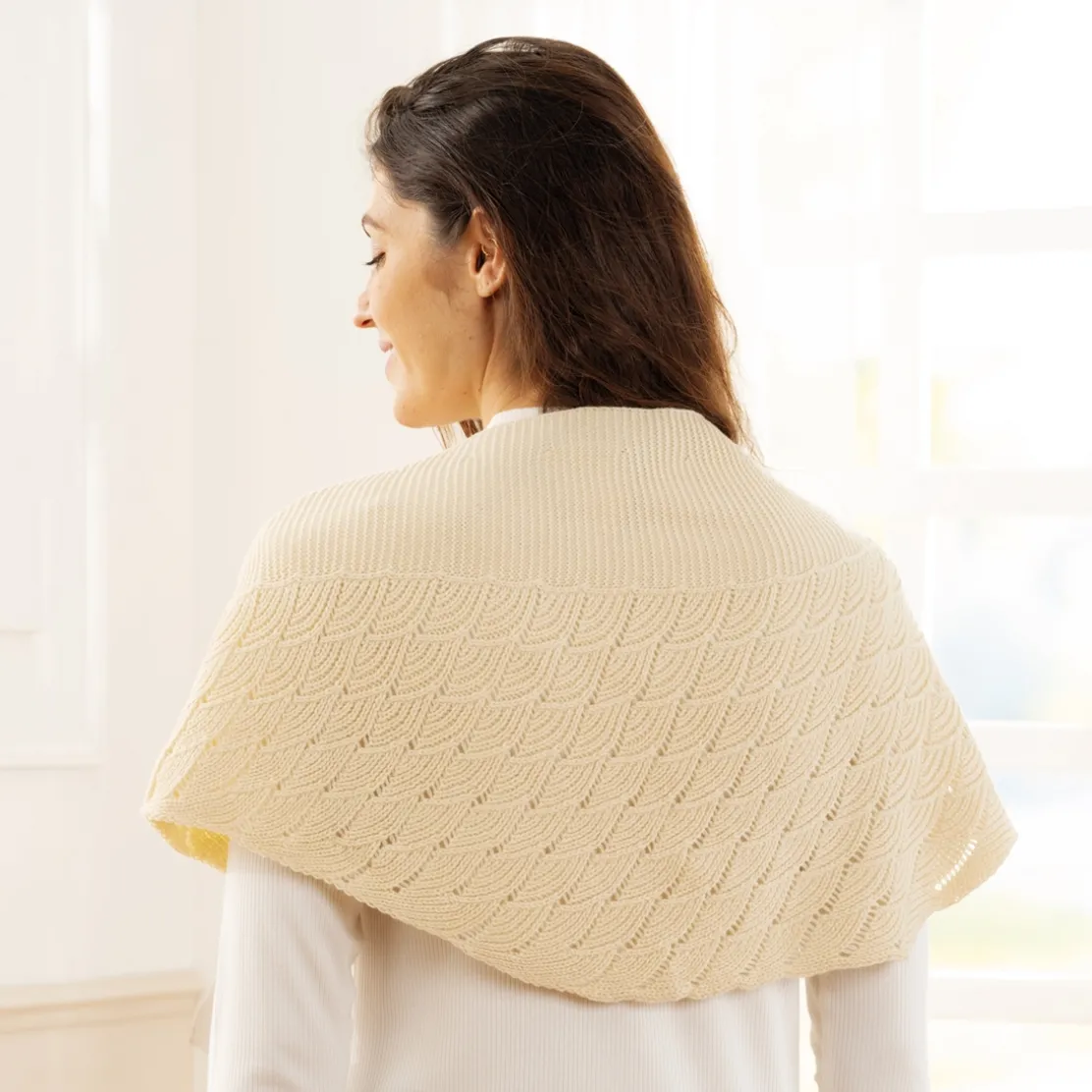 Couvre-épaules maille beige