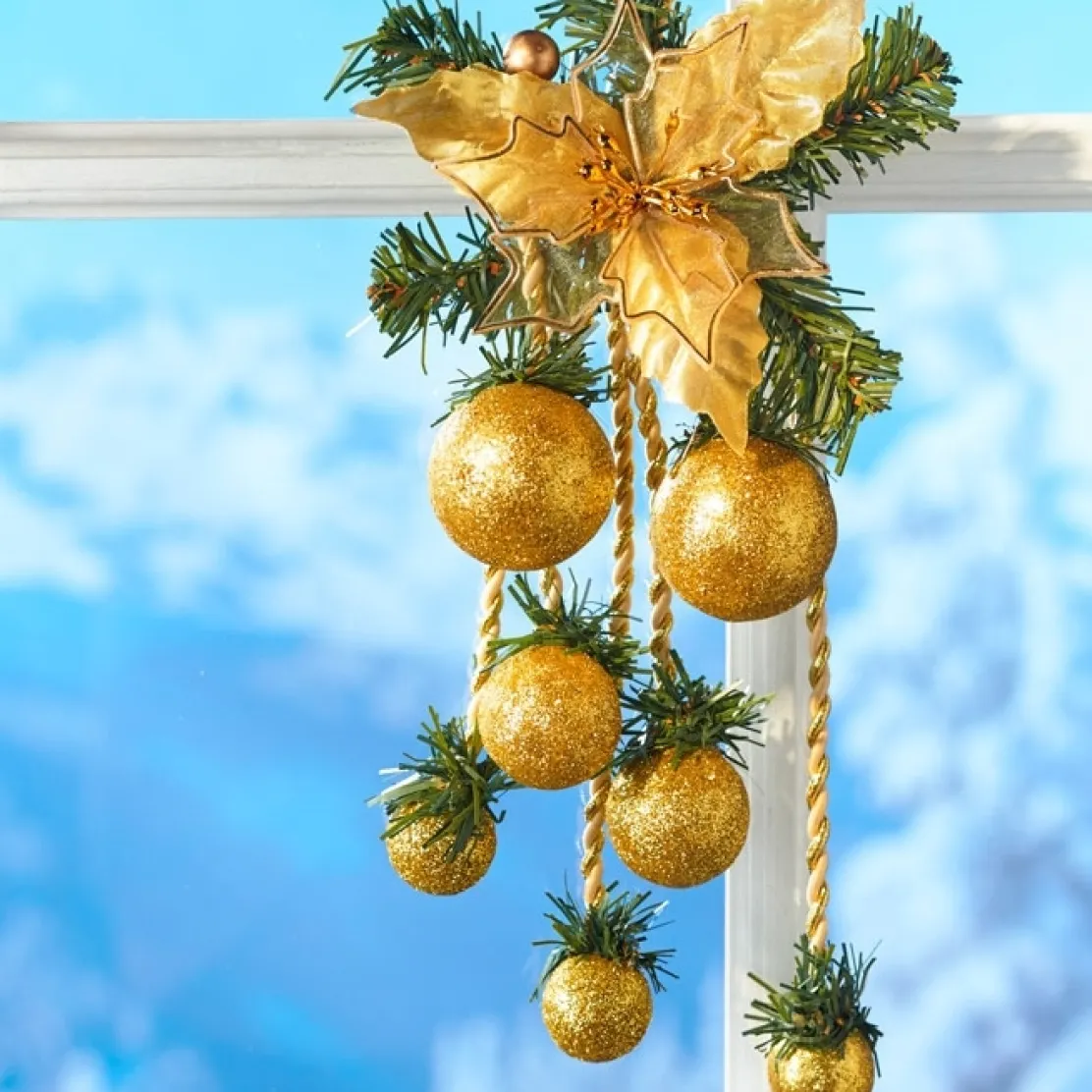Décoration Noël dorée