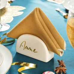 Lot de 4 porte-serviettes