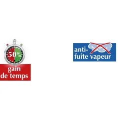 Nappe repassage vapeur 100x65 cm / 130x65 cm