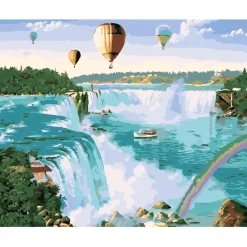 Peinture par numéros Rêve en montgolfière