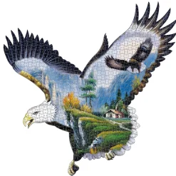 Puzzle géant aigle