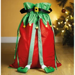 Sac à cadeaux lutin