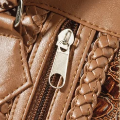 Sac patchwork cuir