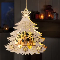 Suspension sapin LED