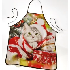 Tablier chat de Noël